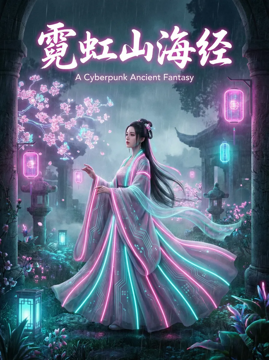 我爱罗vs君麻吕 古风奇缘短剧 - 霓虹山海经海报