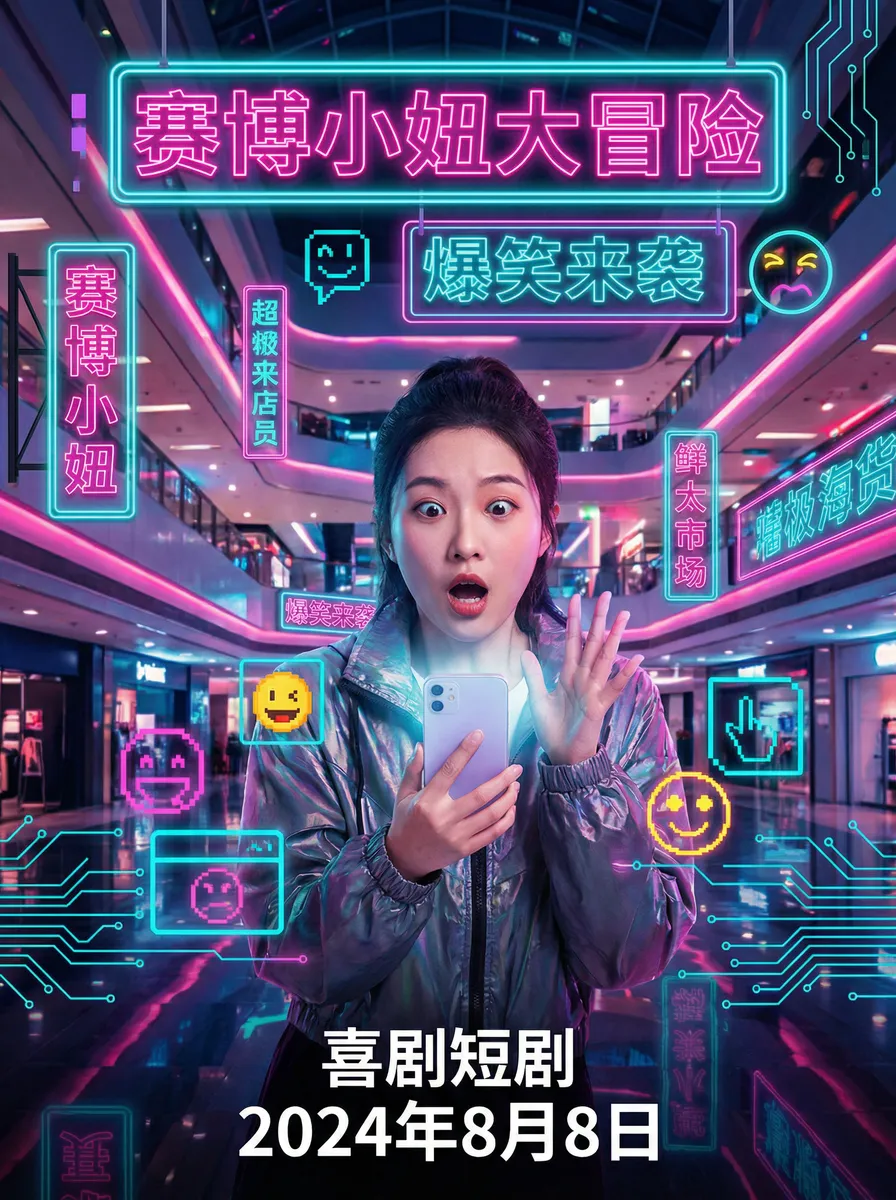 我爱罗vs君麻吕 搞笑喜剧短剧 - 赛博小妞大冒险海报